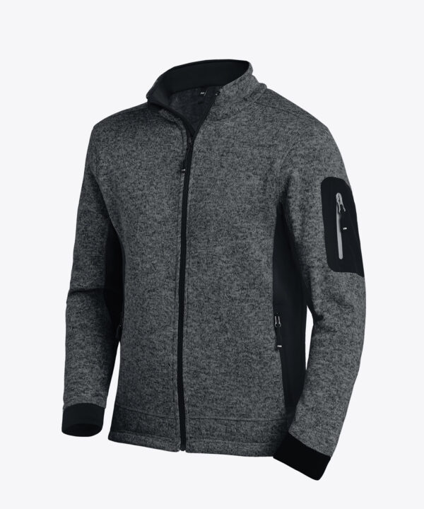 CHRISTOPH Strick-Fleece-Jacke